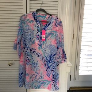 lilly pulitzer elenora silk dress